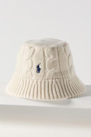 Ralph Lauren Cable-Knit Bucket Hat