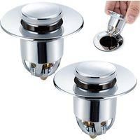 OEM Tap&oacute;n De Fregadero (2 Piezas), Conjunto De Desag&uuml;e, Desag&uuml;e De Fregadero, V&aacute;lvula Antibloqueo Con Colador Antiobstrucci&oacute;n Para Fregaderos Con Una Aber