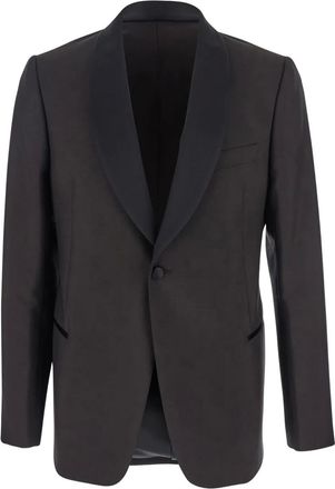 Emporio Armani single-breasted blazer - Black
