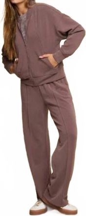 Fundamental Coast Later On Wide Leg Pants In Anise