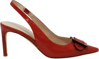 Roberto Del Carlo Red Patent Leather Vetro Pumps