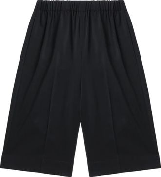 Enfold Shorts met logopatch - Zwart