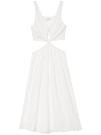 Anine Bing Dione cut-out midi dress - White