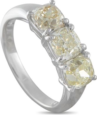Luxury Bazaar Platinum 3.26ct Diamond Ring MF03-052126