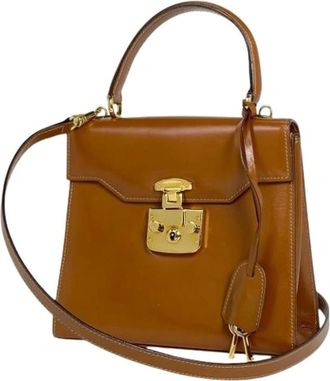 Gucci Pre-owned Handbags, female, Brown, Size: ONE SIZE Pre-owned 0009260211 Handbag
