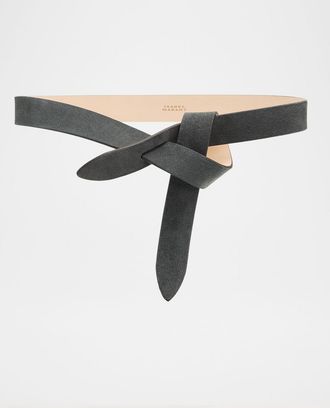 Isabel Marant Lecce Tie-Up Suede Belt