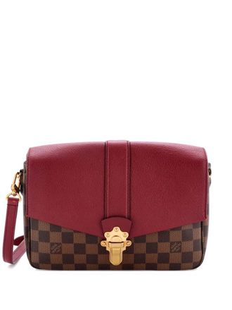 Louis Vuitton Clapton Handbag Damier and Leather PM crossbody bag - Bruin