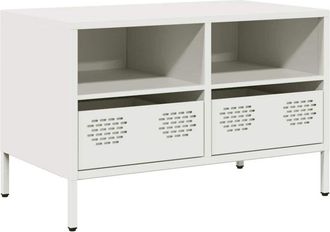 vidaXL Vidaxl - tv Cabinet White 68x39x43.5 cm Cold-rolled Steel
