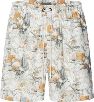 Hanro Travelwear Organic Cotton Floral Shorts in Sunlit Petals at Nordstrom, Size Xx-Large