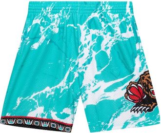Mitchell & Ness NBA Vancouver Grizzlies 1996 Team Marble Swingman shorts - men - Polyester - M - Blue