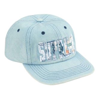 SUPREME SS26 Embroidered Money Logo 6-Panel Denim SUP-SS26-1003-DNM