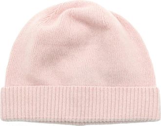 Portolano Cashmere Beanie in Baby Pink at Nordstrom Rack