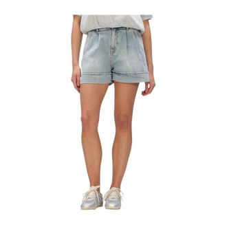 Janice Dames, Korte broeken, Blauw, Maat: XL Denim