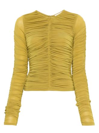 Tove Nevin gathered blouse - Green