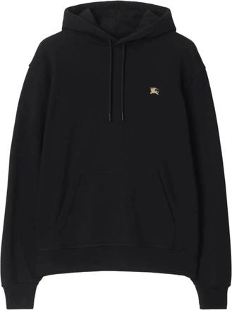 Burberry Hoodies & sweatvesten, Heren, Zwart, XL, Zwarte hoodie A1189