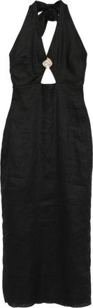 Cala de la Cruz Clara Maxi Dress - Womens - Cotton/Linen/Flax
