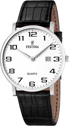 Festina F16476-1 Mens Classic Watch - Silver - One Size