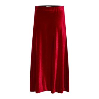 Part Two Red Rhythmic Skirt - female - Part Two - Maxi Skirts - Red - XS - Skirts