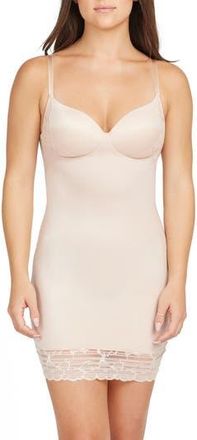 Spanx Lace Underwire Full Slip in Soft Beige at Nordstrom Rack, Size X-Large