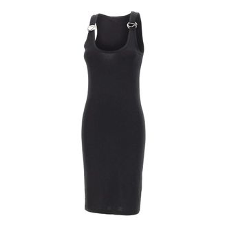Coperni C-Logo Tank Dress - Dames - Casual kleedjes - Zwart - M - Katoen - Kleedjes