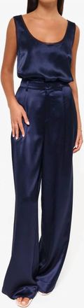 Cami NYC Noura Wide Leg Pants In Navy Blue