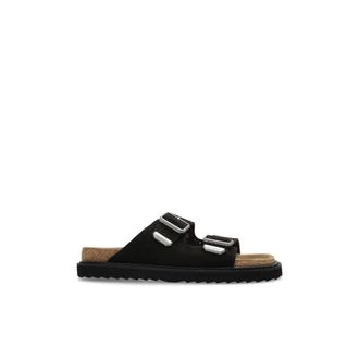 AllSaints Sliders, male, Brown, Size: 12 US Randal Slides