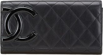 Chanel Matelasse Leather Long Wallet (Bi-Fold) (Pre-Owned)