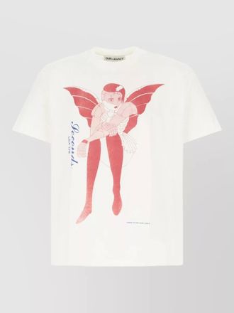 Our Legacy cotton crew neck graphic print t shirt