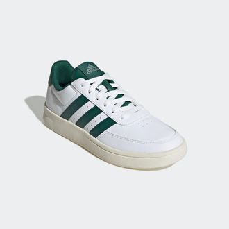adidas Sneaker ADIDAS SPORTSWEAR BREAKNET 2.0, Herren, Gr. 45, silber (cloud wei&szlig;, collegiate gr&uuml;n, silber gr&uuml;n), Synthetik, Schuhe Sneaker