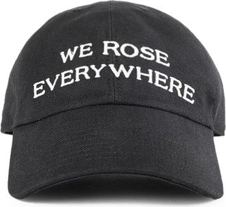 Ann Demeulemeester Ini Baseball Cap With We Rose Everywhere Embroidery