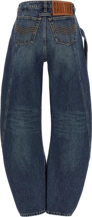 Jean Paul Gaultier Womens Blue Cotton Jeans Denim Clothing