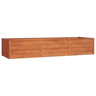 vidaXL Arriate Oxidado De Acero Corten 240x80x45 Cm Vidaxl