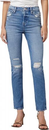 Hudson Holly High Rise Straight Jean In Skyscraper