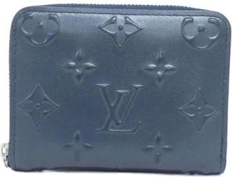 Louis Vuitton Pre-owned Wallets, male, Blue, Size: ONE SIZE Pre-owned Zippy Coin Purse Monogram Calf Coin Case
