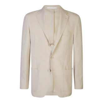 Eleventy Giacca Monopetto Soft - male - Eleventy - Blazers - Beige - 3XL - Jackets
