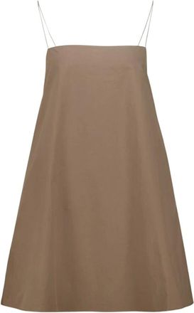 Matteau Dames, Jurken, Bruin, Maat: 2XS
