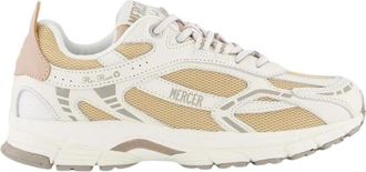 Mercer Amsterdam Nappa Re-Run Sneakers Wit/Beige - Dames - Sneakers - Veelkleurig - 37 EU - Schoenen