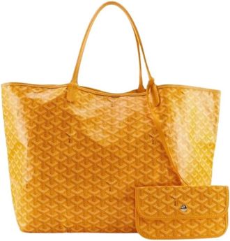 Goyard Pre-owned Saint Louis Tote Bag - Dames - Vintage Shopper - Geel - ONE Size - Vintage