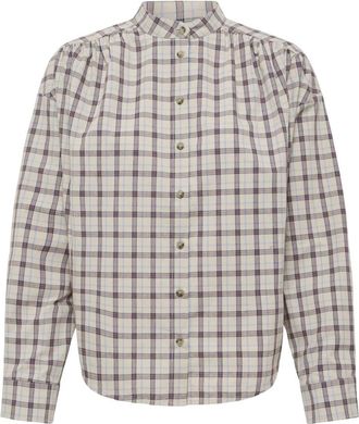 Ichi Shirts - Dames - Overhemden - Beige - XL - Overhemden