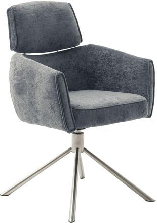 MCA Furniture Esszimmerstuhl »QUEBEC« (Set) 2 Stk.(2er-Set), 360° drehbar, Taschenfederkern, Sitzhöhe ca. 51 cm