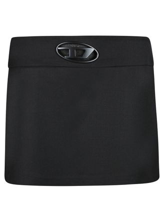Diesel Black Mini Skirt