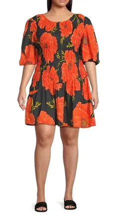 Never Fully Dressed Poppy Mini Nara Dress In Black