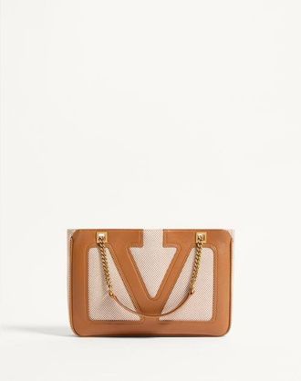 Valentino Garavani Valentino Garavani Viva Superstar Small Canvas Shopping Bag Wo