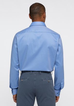 Eterna Langarmhemd ETERNA MODERN FIT, Herren, Gr. 43, Normalgr&ouml;ssen, himmelblau, 100% cotton, tailliert, Manschette, Hemden Langarmhemd, NON IRON (b&uuml;gelfrei)