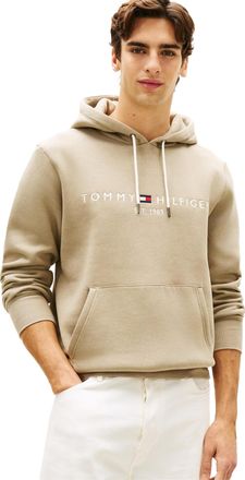 Tommy Hilfiger Herenlogo Hoodie (Beige)