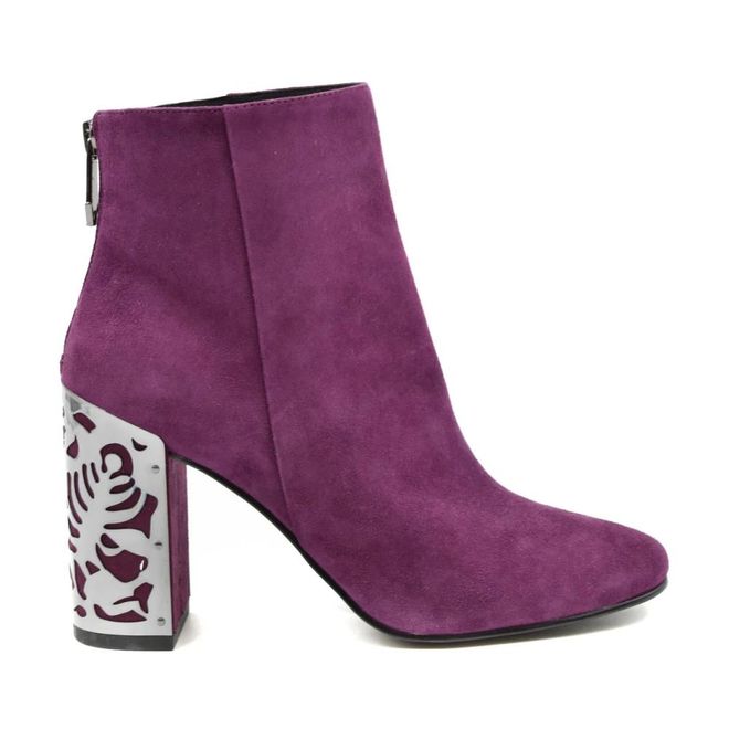 Bottines Noires Femme Taille 40 - Talon Moyen - Matière Synthétique - Occasion