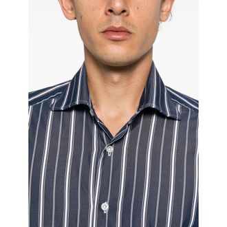 Barba Vertical-stripe Shirt