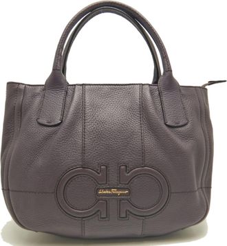Ferragamo Leather Handbag (Pre-Owned)