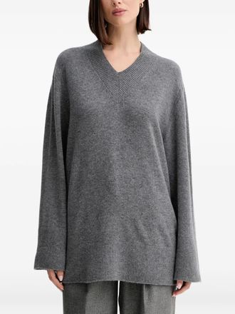 Twin-Set cashmere-blend jumper - women - Cashmere/Wool - X/XXL - Grey