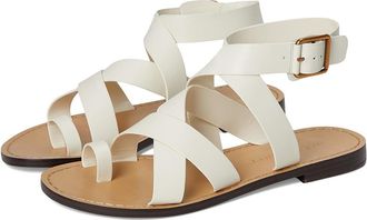 Marc Fisher Lollie Womens Dress Sandals Ivory Leather : 6.5 M